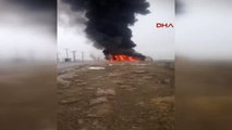 Konya Tır Ile Çarpışan Yakıt Tankeri Patladı 2 Ölü-ek Alevli Görüntüler