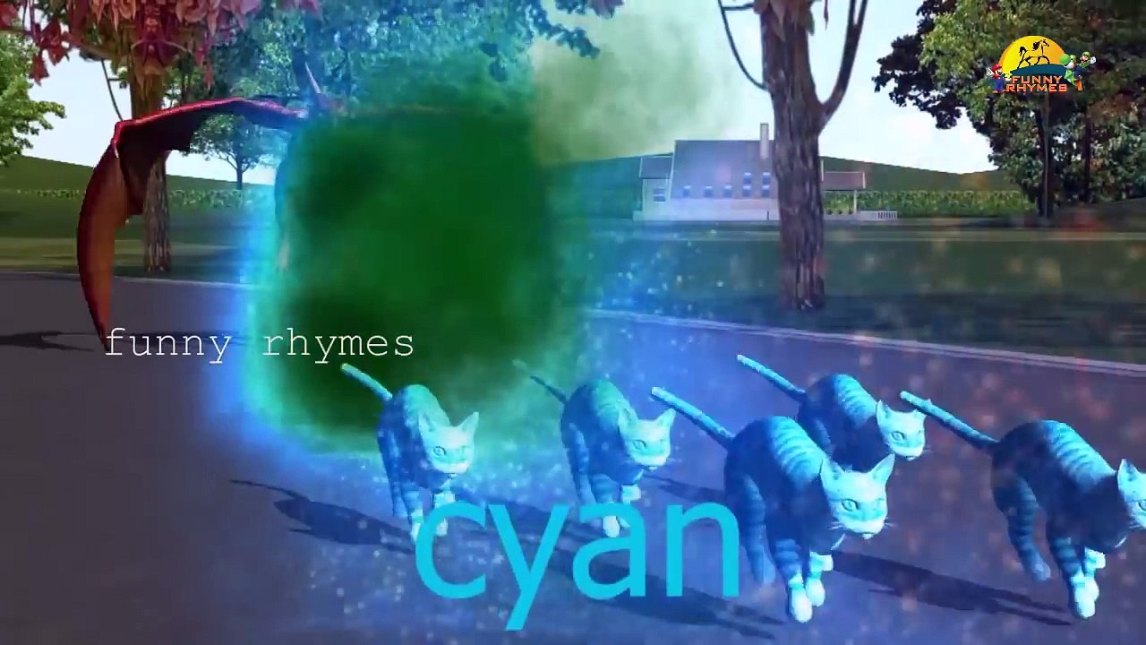 Dragon Learn colors | lesson with 3d animals sounds | Nursery children learning colors