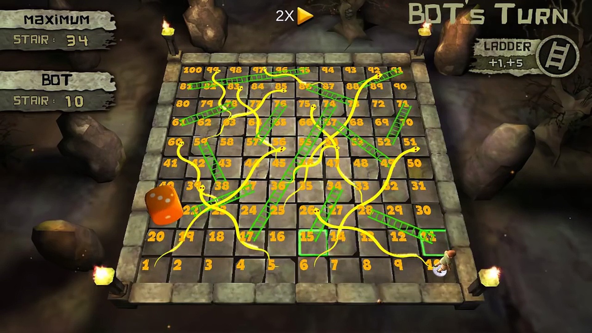 Snakes And Ladders 3D Android Gameplay (HD)