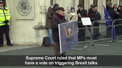UK government 'disappointed' by Brexit ruling