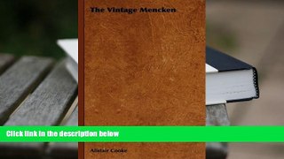 Audiobook  The Vintage Mencken Full Book