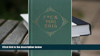 Download [PDF]  F*ck You, 2016 For Ipad