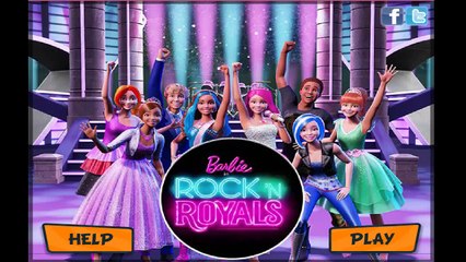 Barbie Rock N Royals Matching Fun - Cartoon Game For Kids