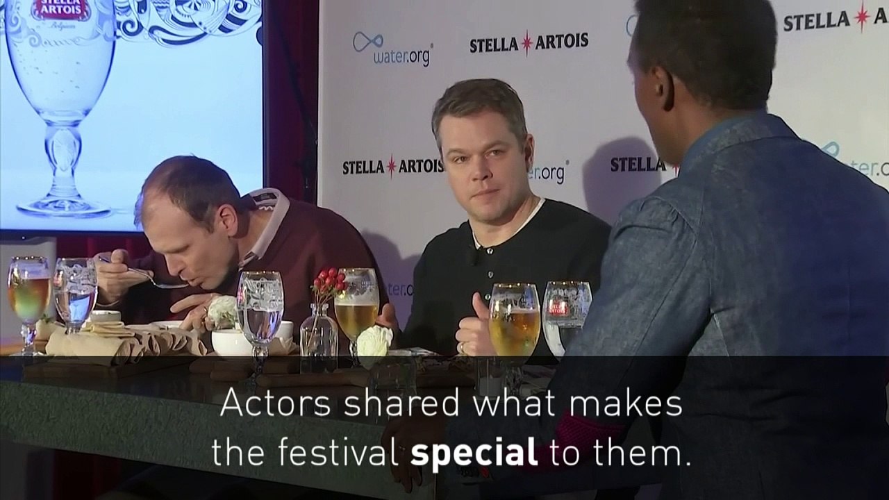 Hollywood stars Hayek, Damon and Hamm arrive at Sundance