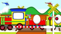 Trains for Children Kids Toddlers - Learn COLORS with Eggs - Educational Videos for Babies - TRAIN