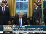 Desde este lunes Trump inicia con medidas proteccionistas para EE.UU.