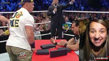 Video herunterladen: II WWE Smackdown -- John Cena ARM WRESTLES Alberto Del Rio -- Live Commentary II