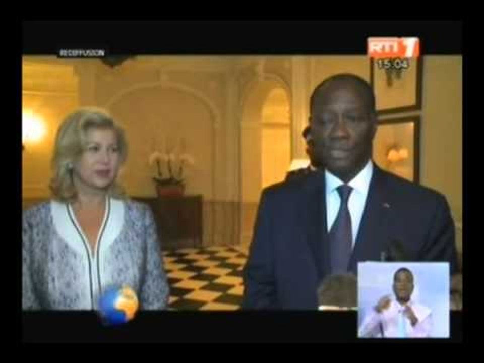 RTI - Le président  Alassane Ouattara reçu par l`ong SOROS