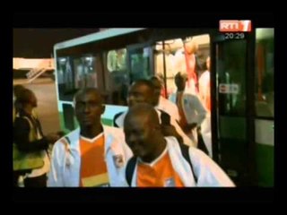 RTI - Maracana  : arrivée des champions d'Afrique