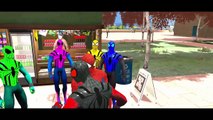 Spider-Man & Spiderman Colors Disney Cars Lightning McQueen Nursery Rhymes for Kids | Children Songs