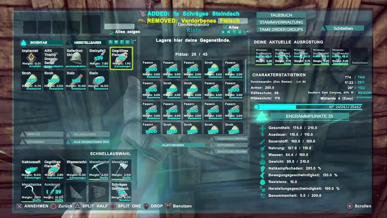 DonAleszandro ARK Survival Evolved : ««-Durch die ARK mit dem Eisernen Willen zu überleben-»» (793)