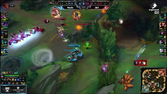 League Of Legends - Faker Pentakill (SKT vs Najin)