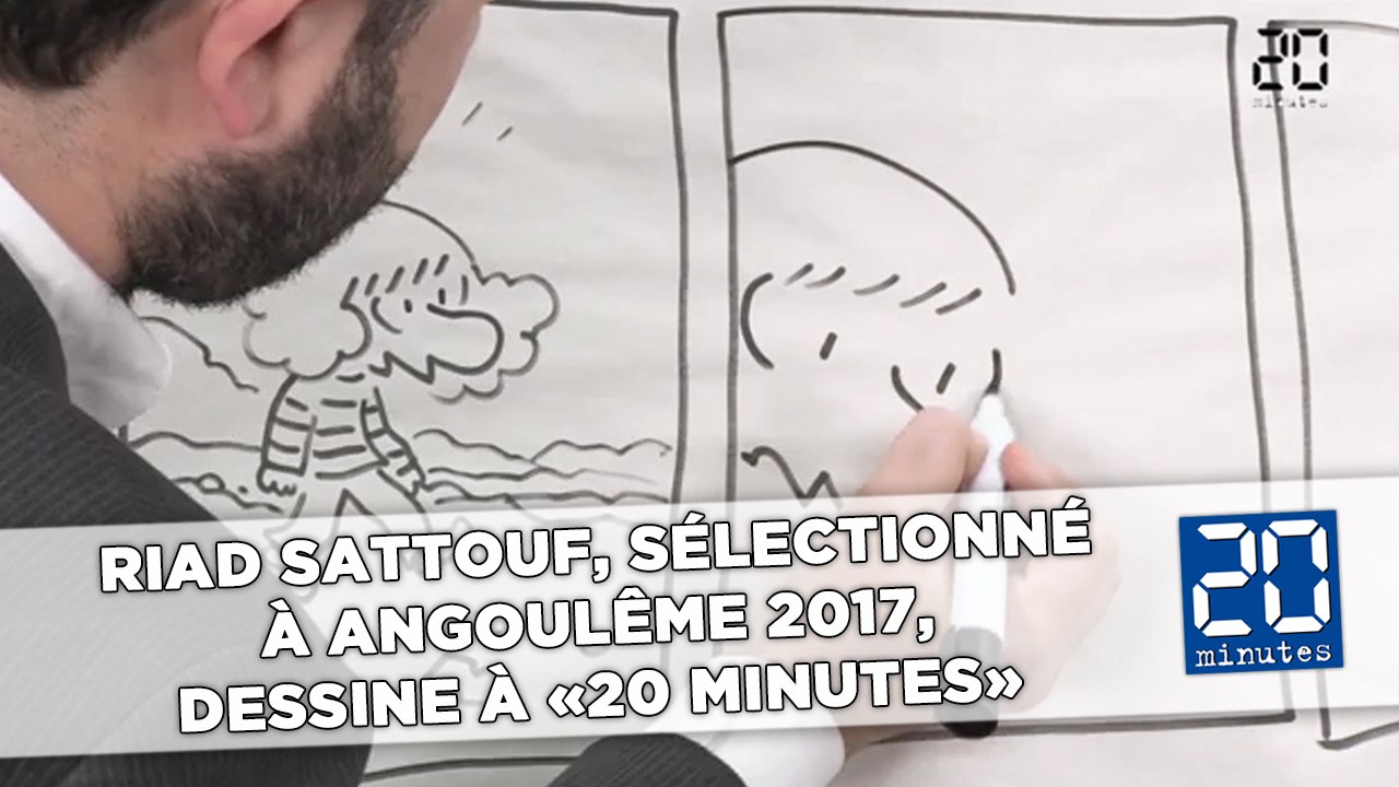 Riad Sattouf, sélectionné à Angoulême 2017, vous dessine son personnage