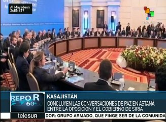 Kazajistán: Siria pide garantía para controlar su frontera con Turquía