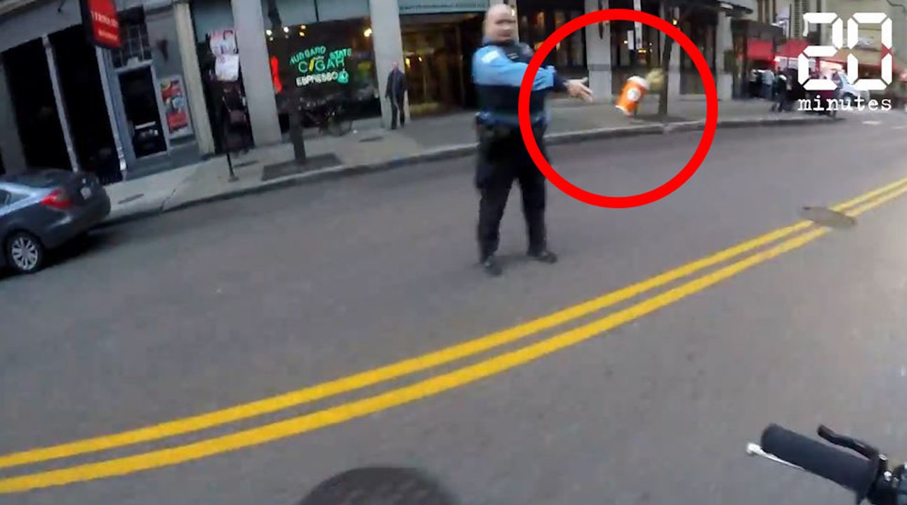 Un policier jette son café sur un motard ! - Le rewind du mardi 24 janvier 2017