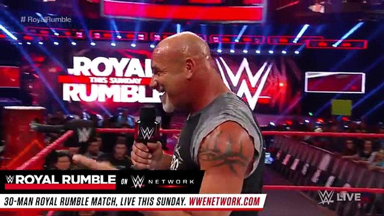 Brock Lesnar goes face-to-face with Goldberg and The Undertaker: Raw, Jan. 23, 2017