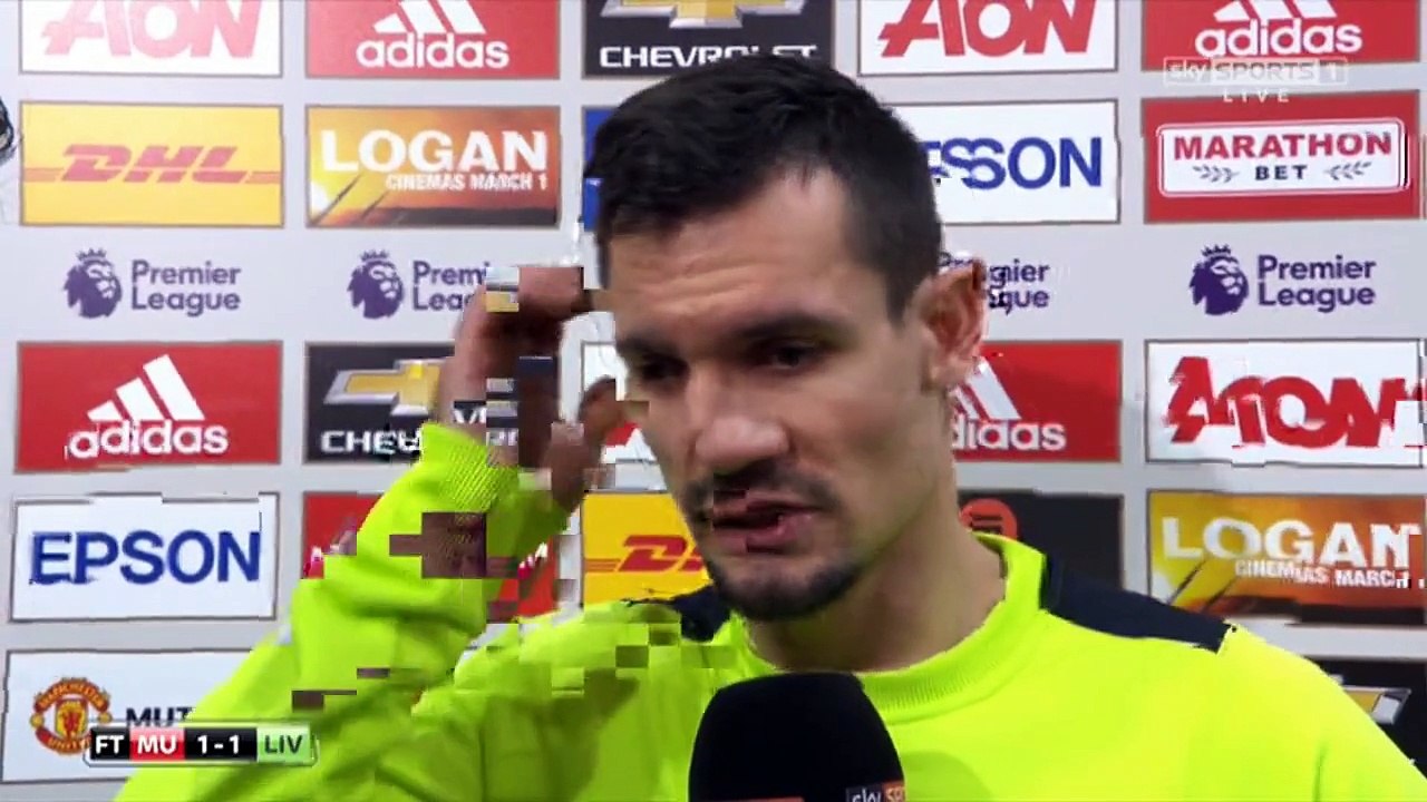 Man Of The Match Dejan Lovren Speaking After The Game.
