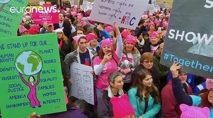 Des centaines de milliers d'opposants à Trump dans les rues de Washington, New York, Boston, etc.