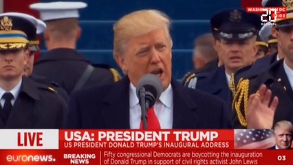 On vous a résumé le discours d'investiture de Donald Trump