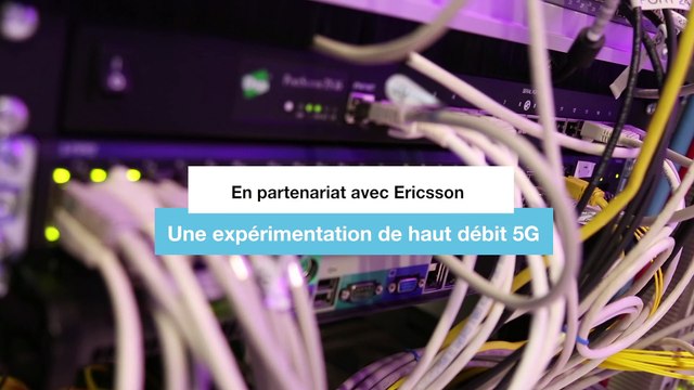 5G Démonstration de débits - Orange et Ericsson