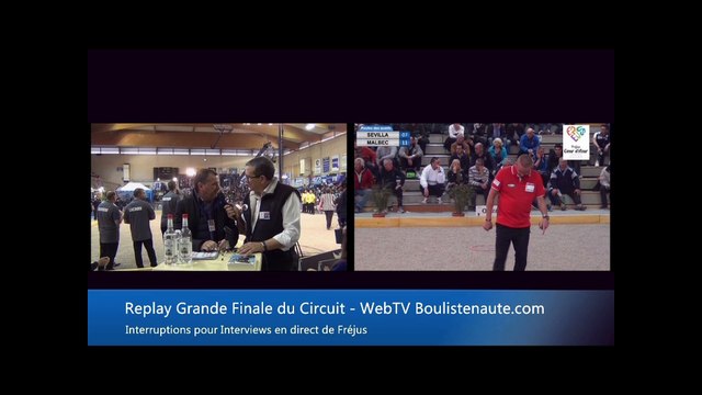 Interview de Gilles BONUTTI lors de la Grande Finale du Circuit PPF à Fréjus avec Boulistenaute.com