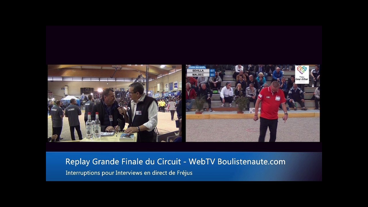 Interview de Gilles BONUTTI lors de la Grande Finale du Circuit PPF à Fréjus avec Boulistenaute.com