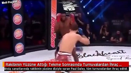 Rakibinin Yüzüne Attığı Tekme Sonrasında Turnuvalardan İhraç Edildi