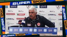17η ΑΕΛ-Πλατανιάς 0-0 2016-17 Συνέντευξη τύπου Παράσχος & ένταση με Κούγια  (TRT Supersport)