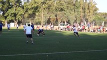 Tremendo foul de Andy Ferreira a Pedro en partido Solidario - 23 de Enero