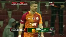 Lukas Podolski fifth Goal HD - Galatasaray 6 - 2 Erzincanspor - 24.01.2017