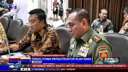 Jokowi Instruksikan Pembenahan Sepakbola Nasional