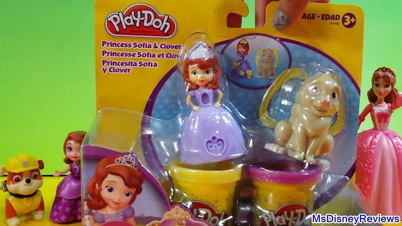 Play Doh Disney Princess Sofia The First & Clover Play Dough Review MsDisneyreview