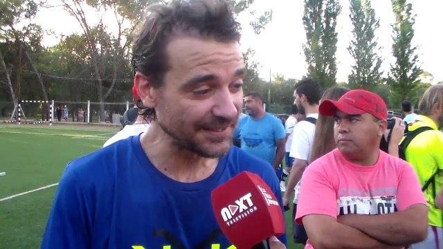 Pedro nota en fútbol solidario - 23 de Enero