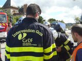 Vosges : Intervention sur la fuite de gaz à...