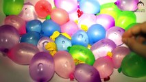 200 Water Balloons Compilation - Learn Colors with Wet Balloons Finger Family Song Rhymes