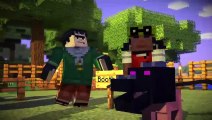 Minecraft story mode #1 episode 1 last time did not go well AGAIN (32)