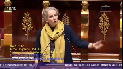 Intervention de Delphine Batho sur l'adaptation du code minier à l'environnement