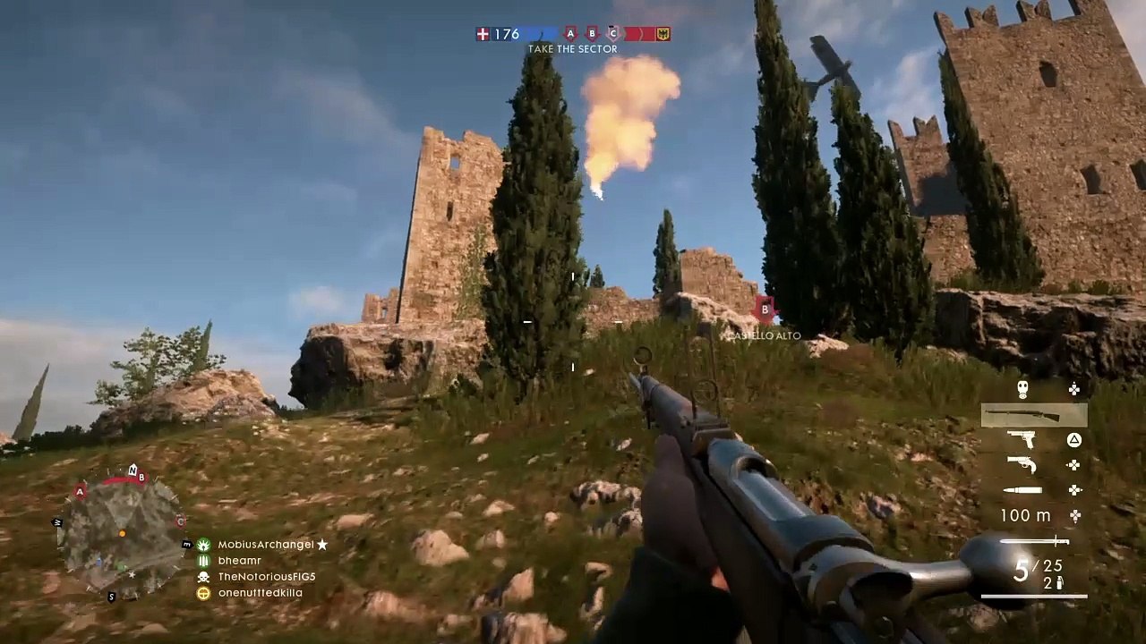 BF1 Pistol massacre