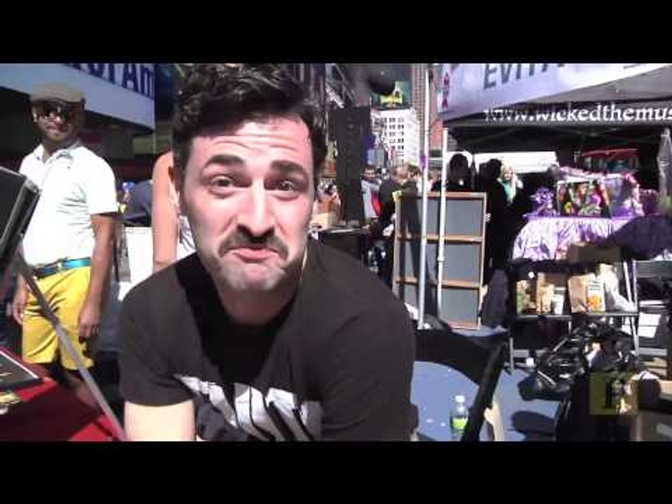 Celia and Andrew Keenan-Bolger Visit BC/EFA's "Broadway Flea Market & Grand Auction"