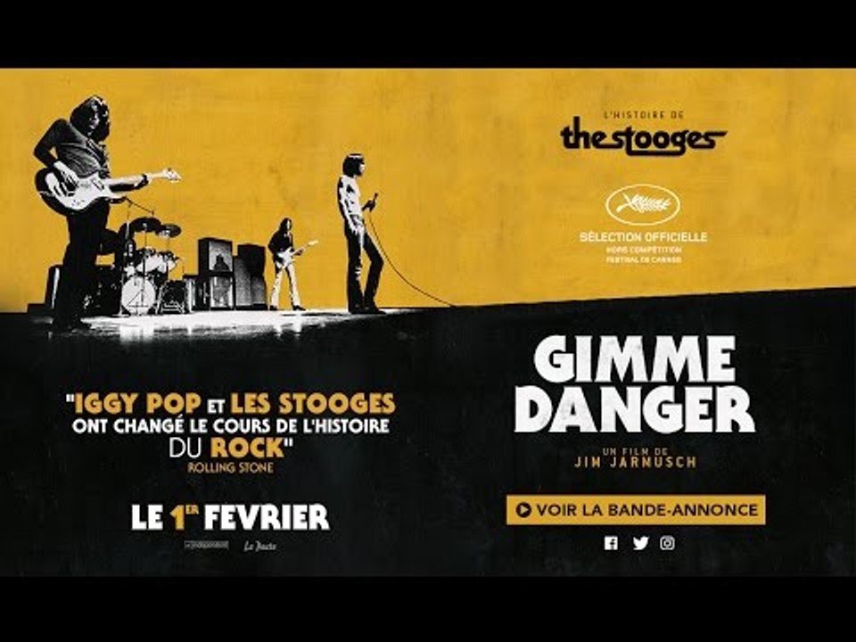 Bande-annonce - GIMME DANGER de Jim Jarmusch