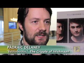 Daniel Radcliffe, Michael Grandage and the Cast of "The Cripple of Inishmaan" Meet the Press