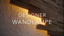 DIY Designer Wand Lampe selber bauen Anleitung ★MrHandwerk ★
