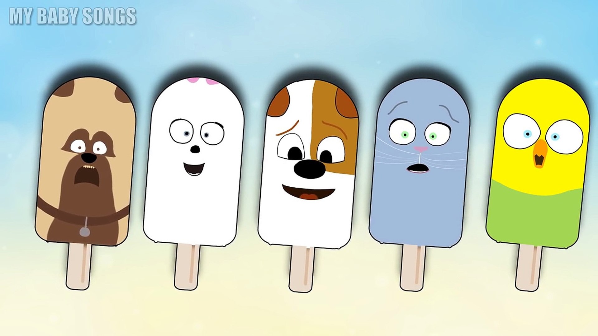 ⁣#Secret Life of Pets #Finger Family #Nursery Rhyme #Ice Cream Song