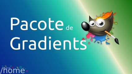 Pacote de Gradients para GIMP