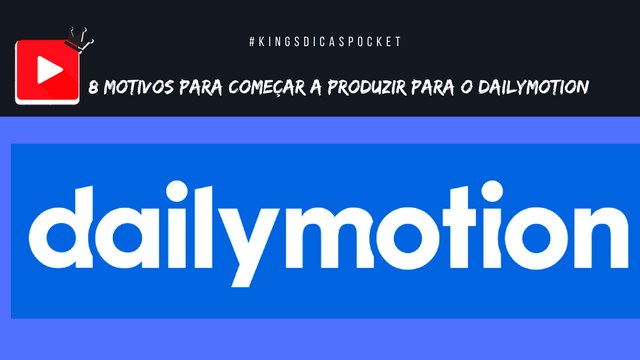 SEJA BEM VINDO AO DALLYMOTION ONDE CANAIS PEQUENOS CRESCEM