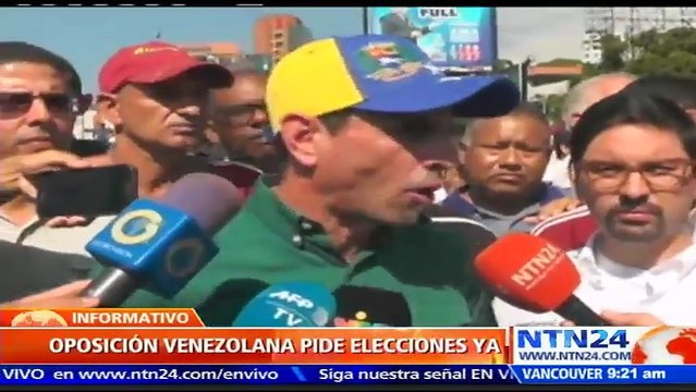“Cada acción contra la Constitución tendrá una reacción”, advirtió Capriles a NTN24