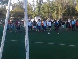 Pedro perdió un partido solidario contra los periodistas - 23 de Enero