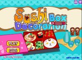 Готовим коробку для суши! Видео для девочек! Развивающие игры для детей!