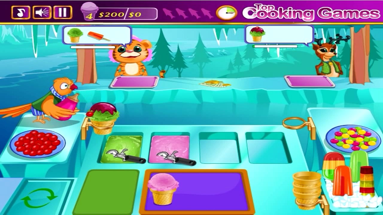 barbie ice cream parlor game