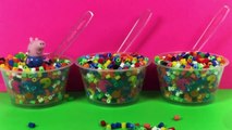 Rainbow Dippin Dots Surprise Toys Hello Kitty Peppa Pig Masha i Medved Toy Videos